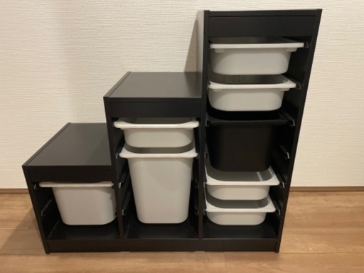 【再投稿】IKEA トロファストセット　おもちゃ収納　インテリアに。