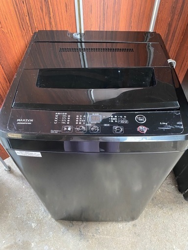 MAXZEN 2024年製　5.0kg 洗濯機　JW50WP01BK
