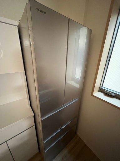 傷なしほぼ新品 東芝冷蔵庫462L