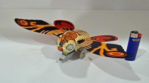 ●未使用　デッドストック(*'ω'*)●ビリケン　ブリキ　モスラ　ゼンマイ歩行●相模原　ビンテージ　アンティーク●mothra