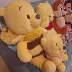 ディズニー ぬいぐるみ セット チップとデール ウッディ プーさん ダッフィーの画像