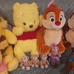 ディズニー ぬいぐるみ セット チップとデール ウッディ プーさん ダッフィーの画像