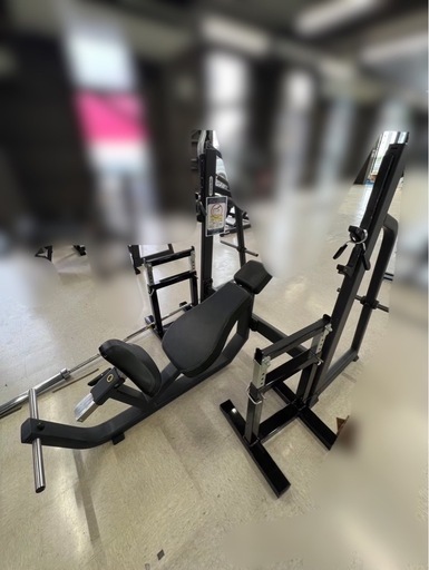 a1007605 インクライン ベンチプレス ベンチプレス トレーニングマシン ジム フィットネス ボディ 筋トレ 経営 機材 機械 中古品