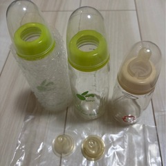 チュチュベビー 哺乳瓶(乳首付き) 240ml×2、150ml×１