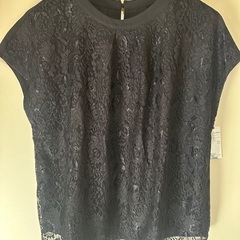 【新品】grove レース 半袖 トップス Lサイズ