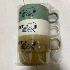 最終値下げ　スヌーピー　スタッキングコップ　新品