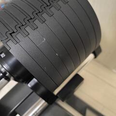 【トレーニングセット】FREX BELL32kg×2　4kg刻み (可変式ダンベル)＋トレーニングベンチ(角度調節可)
+ スタンド

の画像