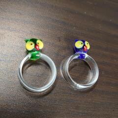 おしゃれ遊び　フクロウ リング 指輪  アクセサリー   お子様　の画像