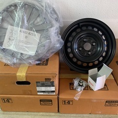 軽自動車用　　新品スチールホイールセットの画像