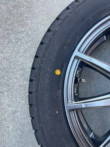 155/65R14 75Q タイヤ・ホイールセット 4本