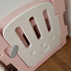 （お値下げしました！）新品未使用・ベビーサークル　ピンク　の画像