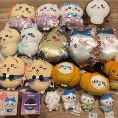 ちいかわ　ハチワレ　うさぎ　モモンガ　ぬいぐるみ