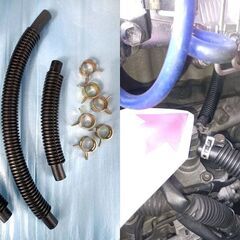 １８５ハイラックスサーフ　軽油車のみ　ＫＺＮ１８５　１ＫＺ　燃料ホースセット。計７本。社外品。（新品・未使用）の画像