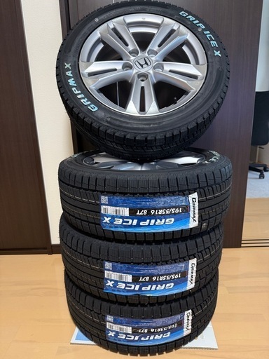 【大幅値下げ】ホンダCR-Z 純正アルミホイール ＋ 新品スタッドレスタイヤ