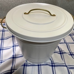 IKEA KNODD クノッド ふた付きゴミ箱, ホワイト