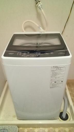 再出品【2022年製】AQUA洗濯機　5.0kg AQW-G5NJ-W　お引き取り希望