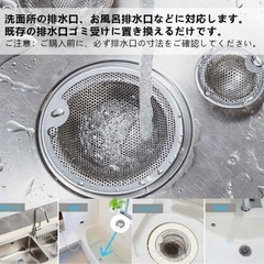 排水口ゴミ受け　ステンレスの画像