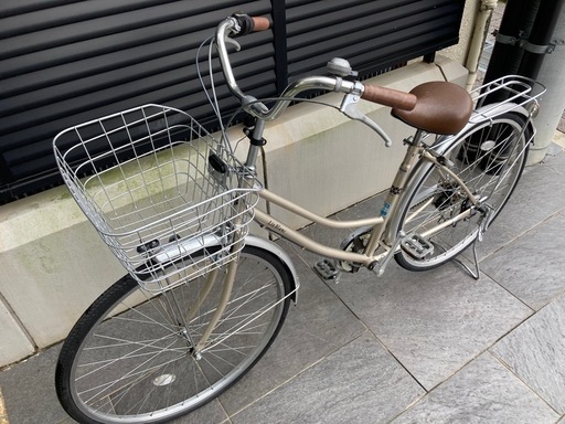 【27インチ自転車】美品❗️6段変速　LEDライト　BAA認定車❗️リヤタイヤ、チェーン新品❗️若林自転車　浜大津店　SALE中❗️