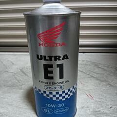 HONDA ホンダ エンジンオイル ウルトラ E1 SL 10W-30 MB 1L　スクーター用の画像