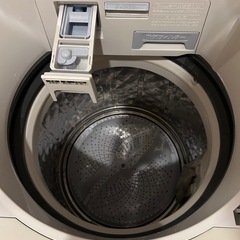 【10/19まで】SHARP 8kg 洗濯乾燥機　2017年製の画像