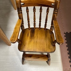 飛騨の家具　【決まりました】ベビーチェア　レトロ