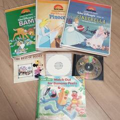 ディズニー英語CD・絵本+セサミストリート
