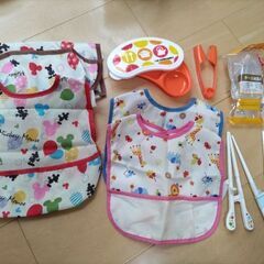 エプロン　はし　箸ケース　紙エプロンなど