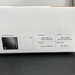 steelseries QcK HEAVY & RIVAL 110 ゲーミングマウスパッド & マウスの画像
