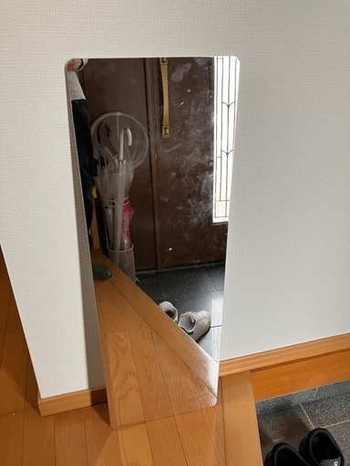 割れない鏡　マグネット式