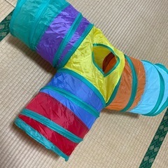 ペット用トンネルおもちゃ- 猫、ウサギ、小動物用隠れ家おもちゃの画像