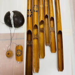 バンブー風鈴 バリ島 アジアン バリ 雑貨 バンブーチャイム Bamboo【ジャンク】の画像