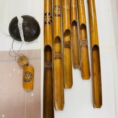 バンブー風鈴 バリ島 アジアン バリ 雑貨 バンブーチャイム Bamboo【ジャンク】の画像