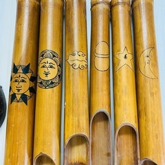 バンブー風鈴 バリ島 アジアン バリ 雑貨 バンブーチャイム Bamboo【ジャンク】の画像