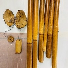 バンブー風鈴 バリ島 アジアン バリ 雑貨 バンブーチャイム Bamboo【ジャンク】の画像