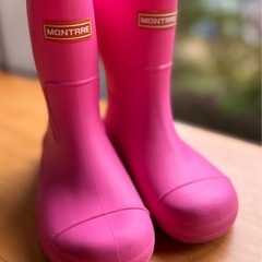 女児ピンク長靴17cm