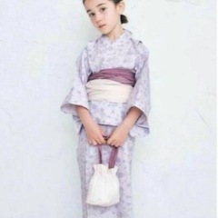 120cm アプレレクール　パープル　浴衣の画像