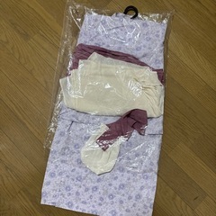 120cm アプレレクール　パープル　浴衣の画像