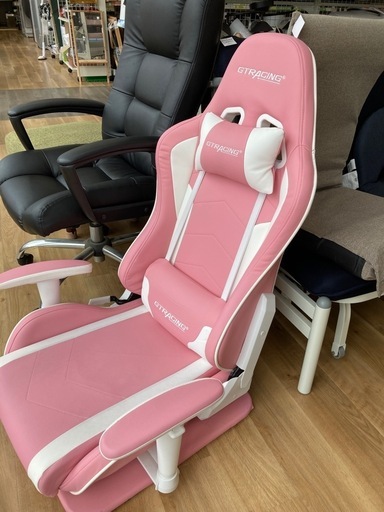 ☆引き取り限定☆GTRacingゲーミングチェア 座椅子 ピンク ヤマダモール | GTRacing ゲーミングチェア ピンク 可愛い雰囲気