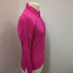 ☆ラルフローレン　Ralph Lauren　女の子　長袖　ピンク　ビッグポニー　ロゴ　刺繍　ポロシャツ　レディースの画像