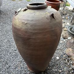 四耳壺　大きな壺　田舎のかめの画像
