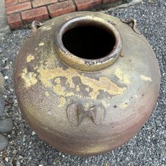 四耳壺　大きな壺　田舎のかめの画像
