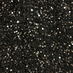 黒スパンコールタイトスカート Lの画像