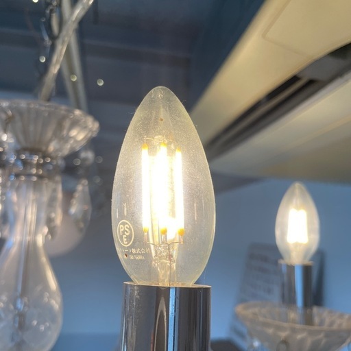 シャンデリア6灯　LED