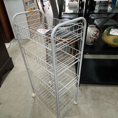 リサイクルショップどりーむ天保山店　No14675　ラック　スチールラック　キッチンラック　スリムラックの画像