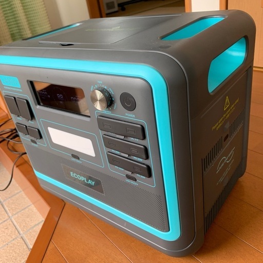 ポータブル電源　ECO play 2400w 美品