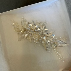 ヘッドドレス　結婚式　髪飾り　洋装