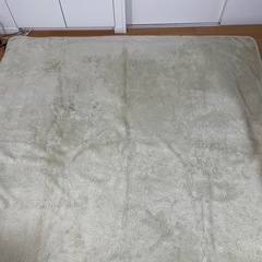 【差し上げます】ホットカーペット用ラグ