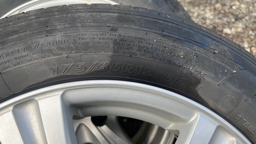 コンパクトカー用15インチホイール4本