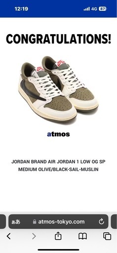 【26.5㎝】トラヴィスNIKE AJ1