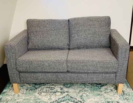 IKEA KARLSTAD 二人掛けコンパクトソファ 【組立済】